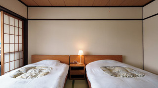 [リバービュー]モデレート和室10畳ツイン(38sqm/ベッド120cm×2)