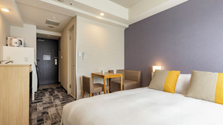 レジデンシャル ダブルルーム 18㎡ 禁煙 1ベッド 洗濯乾燥機 ミニキッチン付き