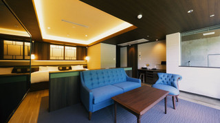 客室温泉展望風呂付ラグジュアリー 牛肉コースディナー 禁煙 (50平米・定員3名)