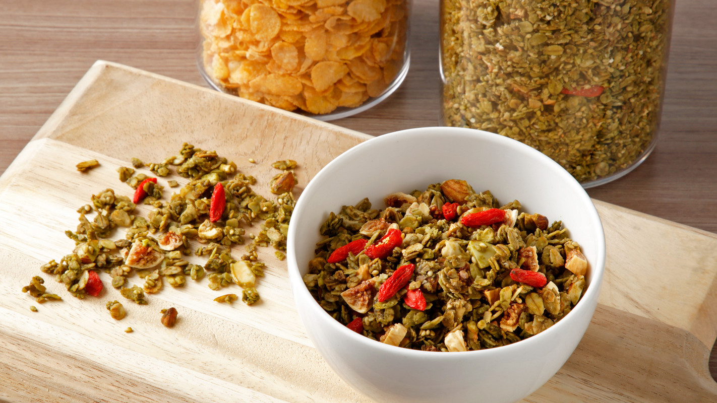 朝食ブッフェ ホームメイドグラノーラ