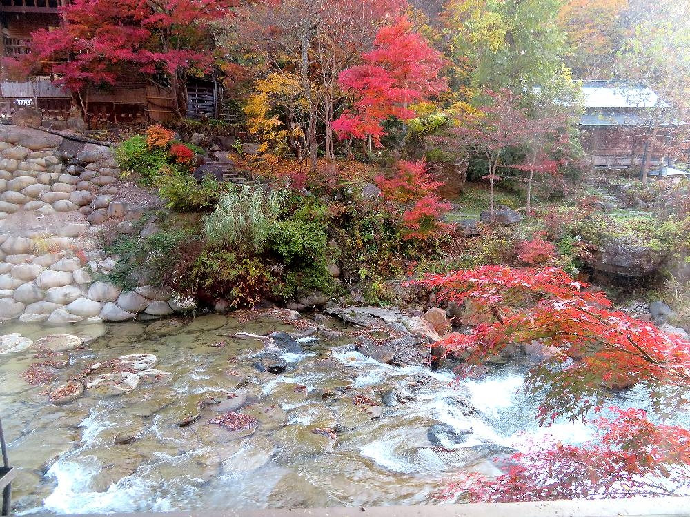 部屋の窓からの眺め
