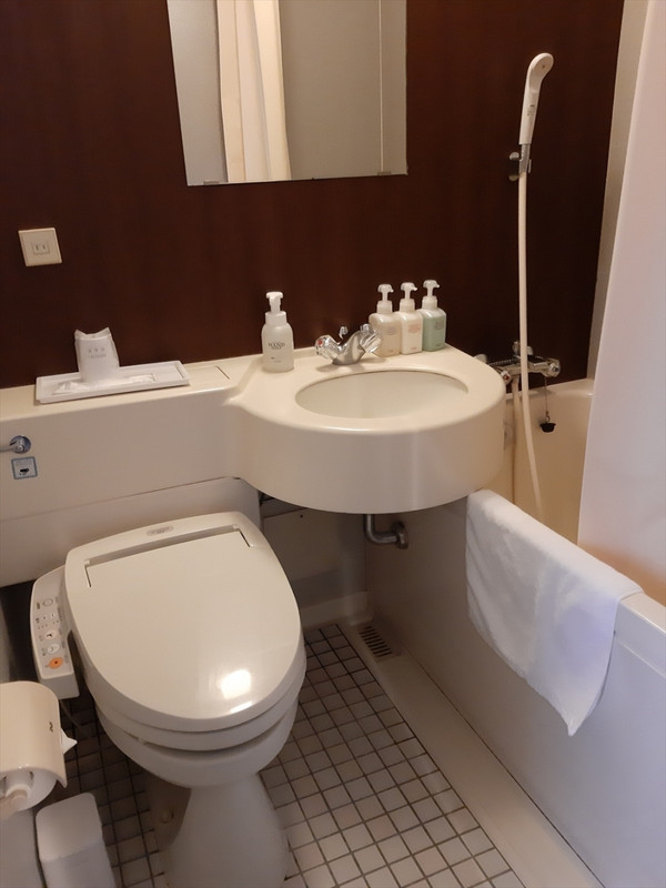 ...浴室はどことなく汚れが溜まっている感じ。