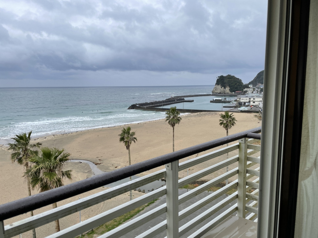 部屋からの眺めです。