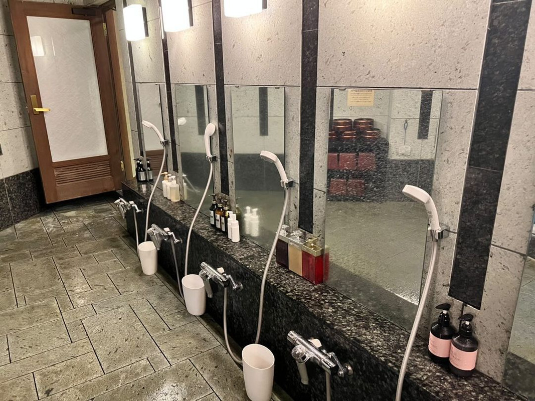 温泉貸切風呂／洗い場