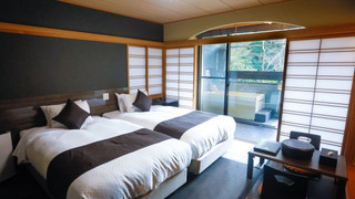 [和モダン和室]27平米＋専用テラス8平米　総檜露天風呂　喫煙