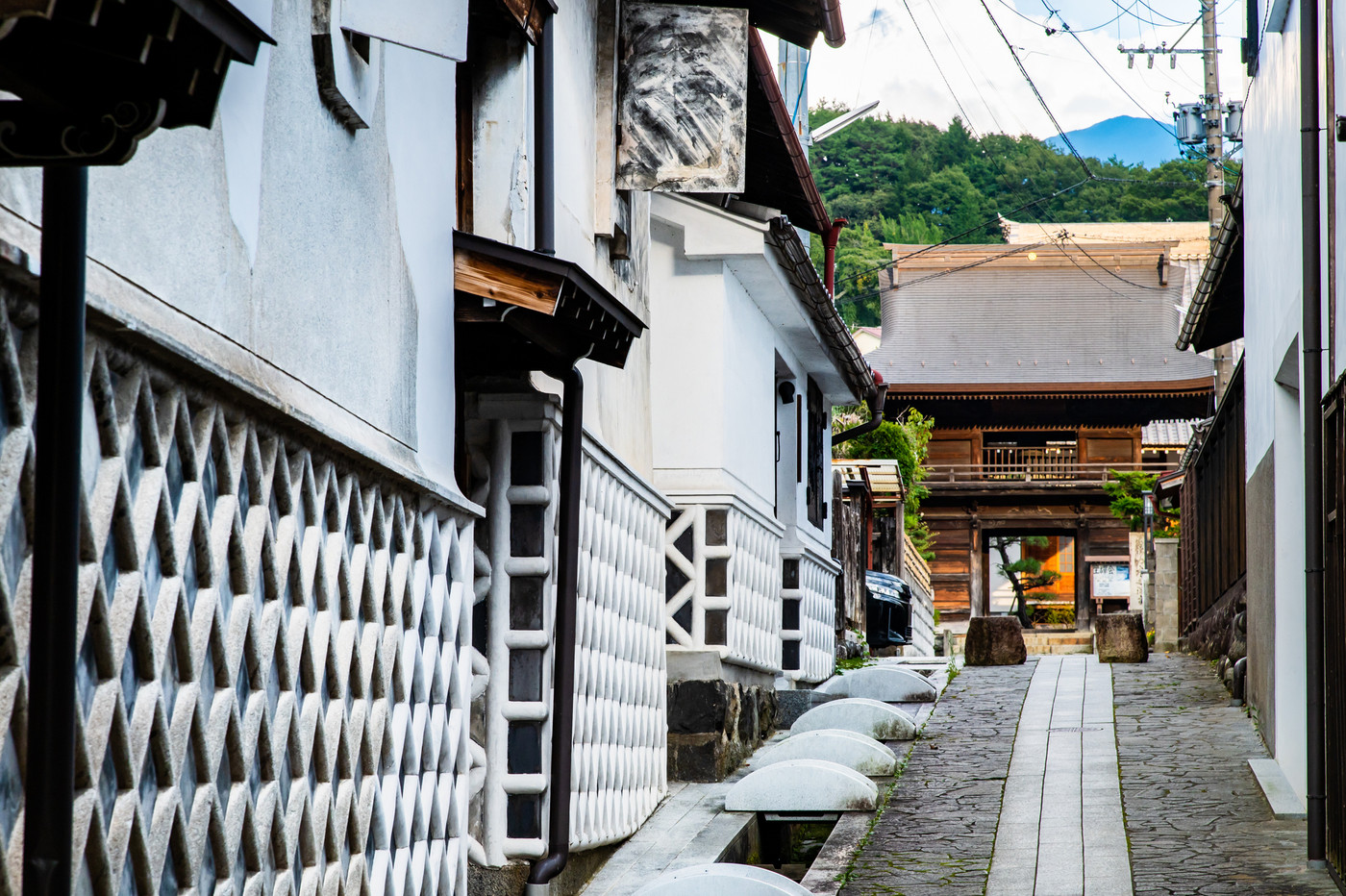 中山道 福島宿　～なまこ壁の土蔵～
