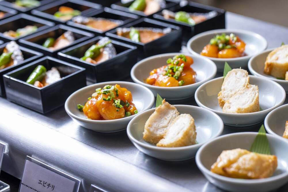 朝食ビュッフェ