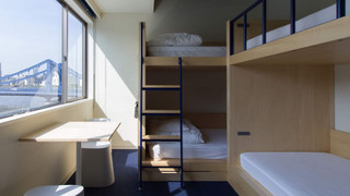 Bunk with River View and Shared Bathroom