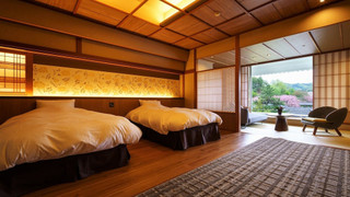 ひのき風呂付和モダンベッドルーム (禁煙)