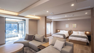 プレジデンシャル スイート 2 ベッドルーム 専用バスルーム マウンテンビュー