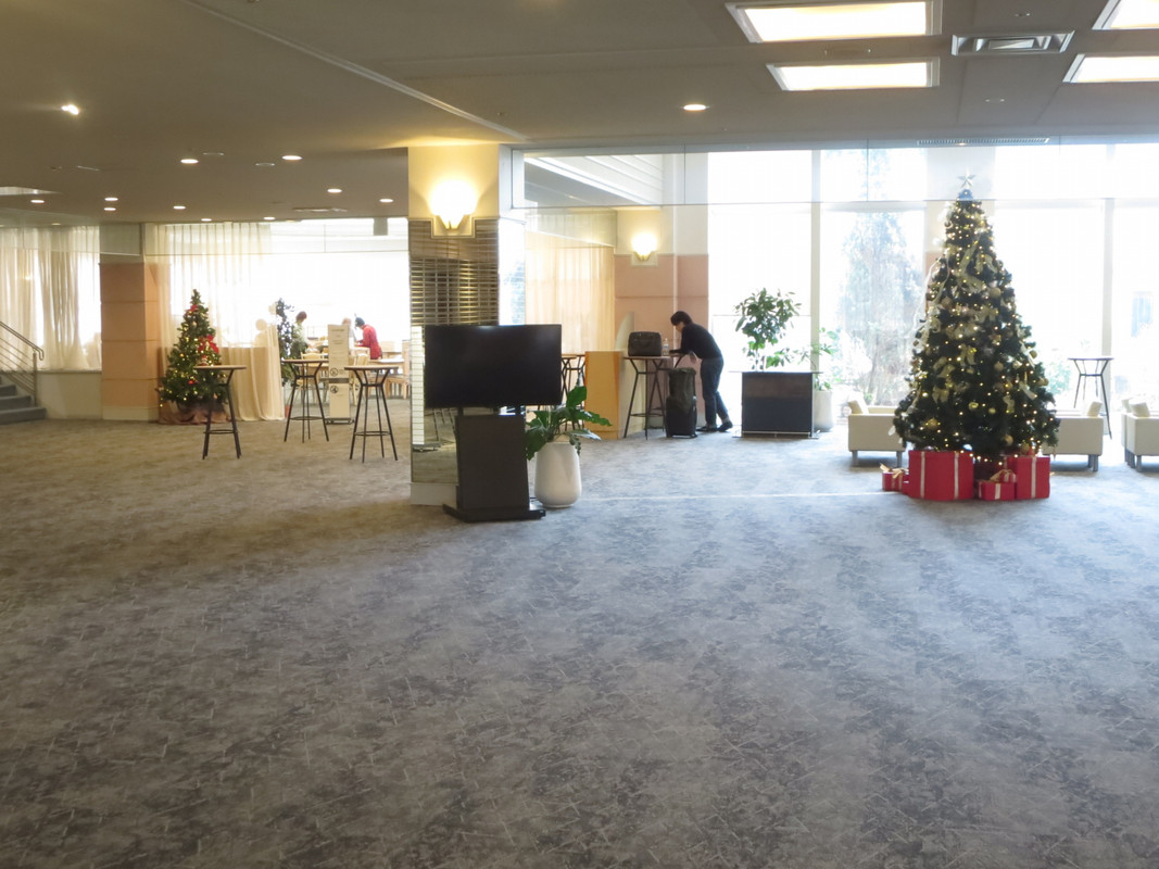 ロビーにはクリスマスツリーもありました。