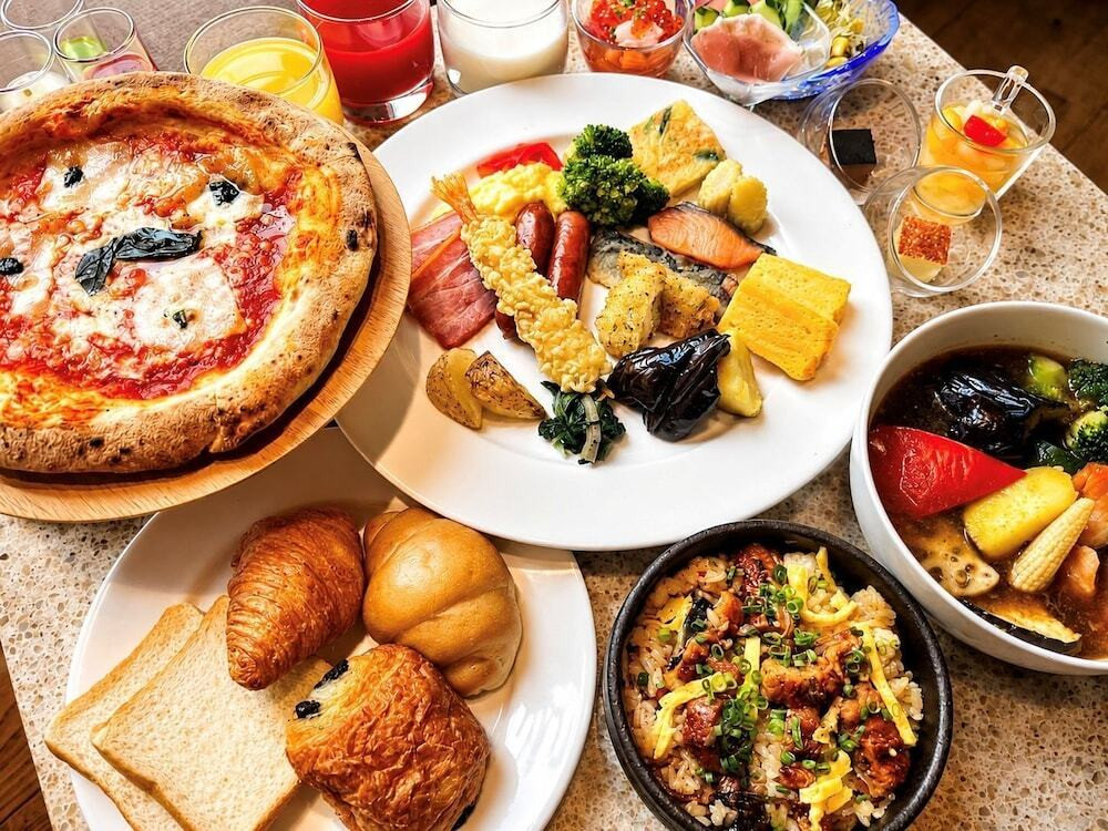 朝食ビュッフェ