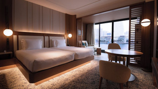クラシック ルーム シングルベッド 2 台 (Minatomirai View)