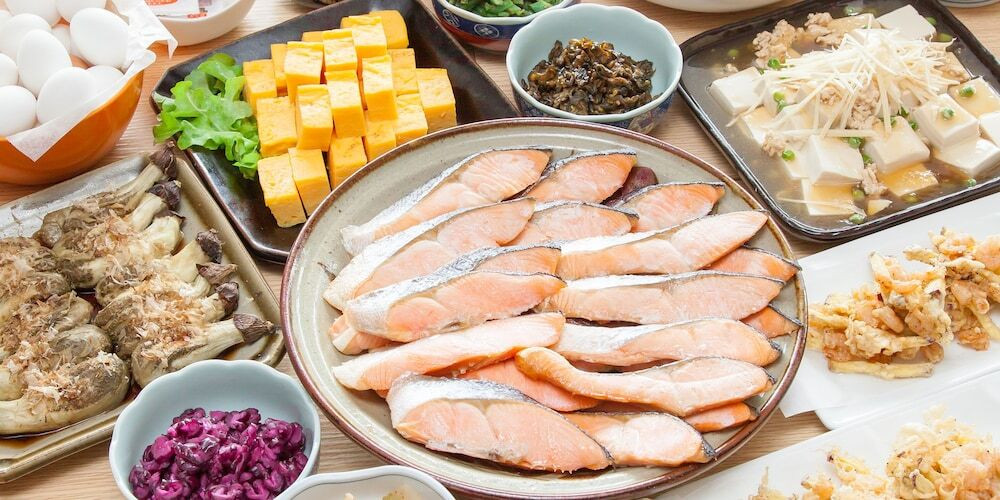 朝食ビュッフェ