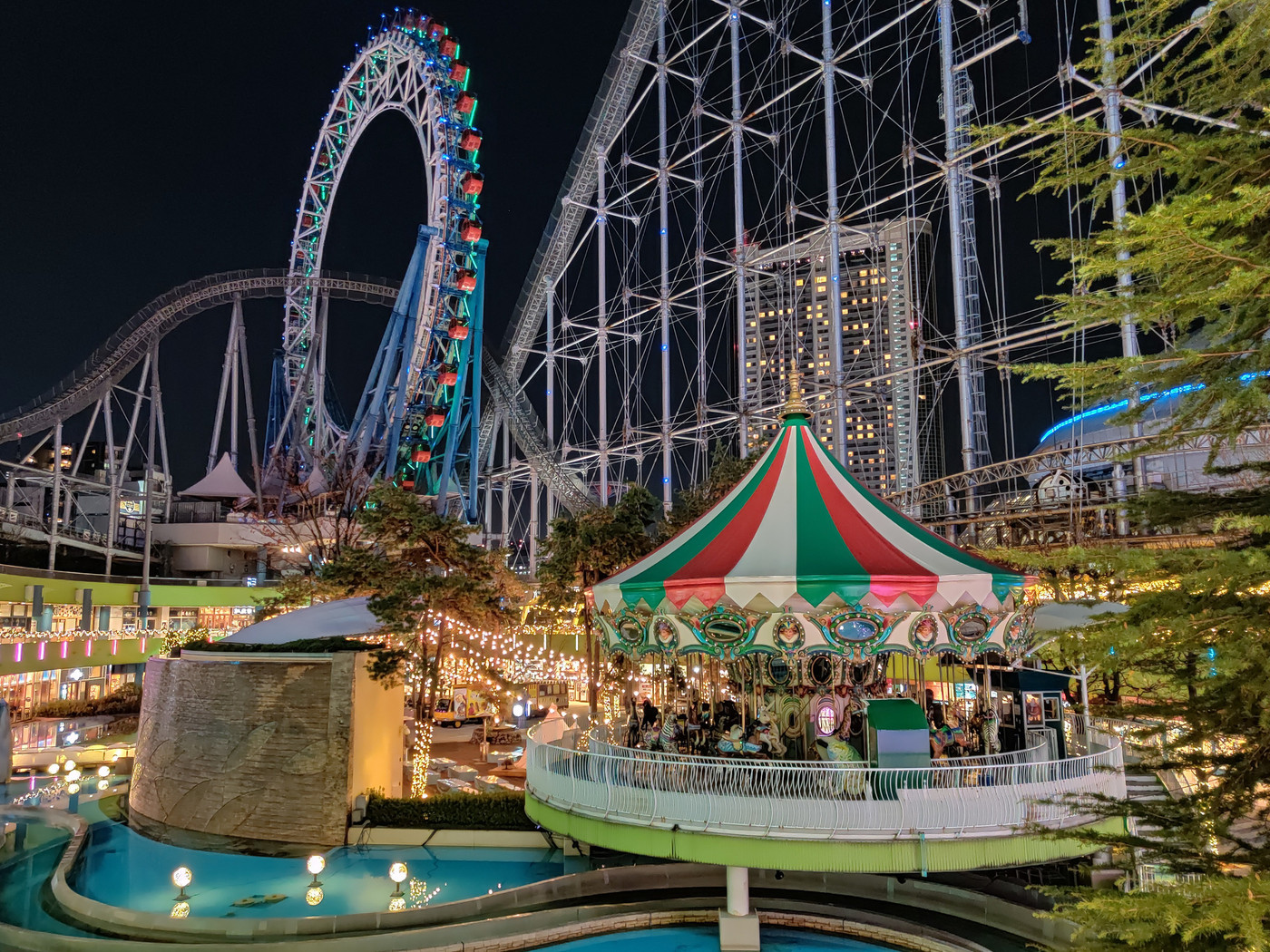 東京ドームシティ　イルミネーション　2019年撮影