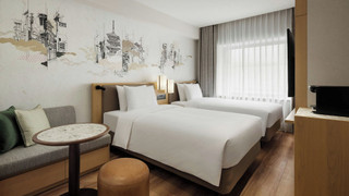 ルーム ダブルベッド 2 台