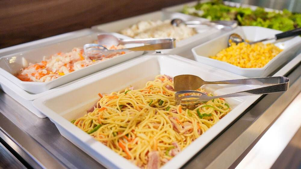 朝食ビュッフェ