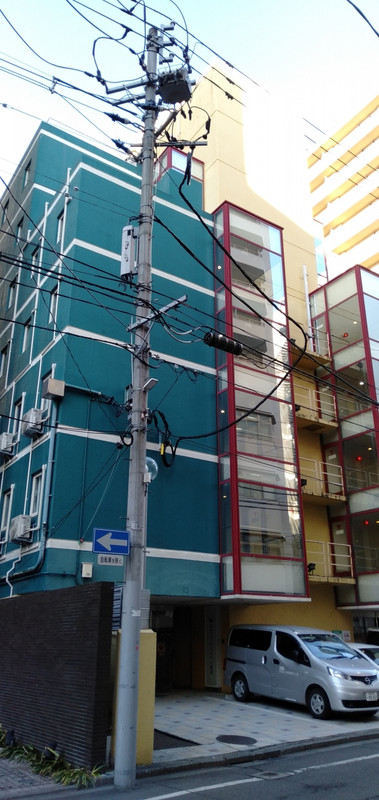 宿泊後、朝の外観