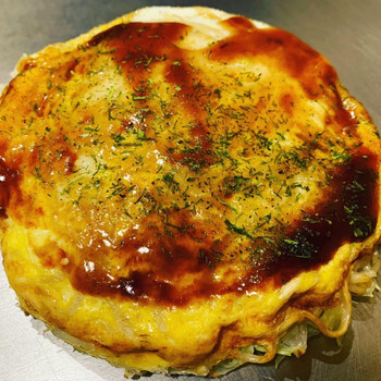 「安芸の御宿 みやじま庵 廣島」 料理 185702529 当館特製お好み焼き