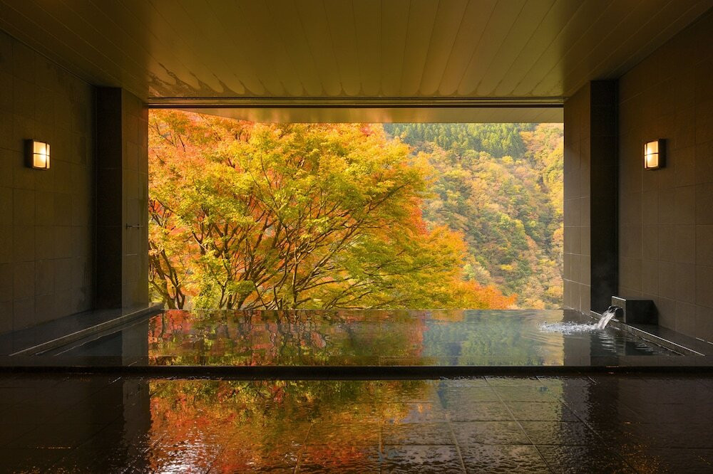 展望風呂 雲遊天空の湯/紅葉