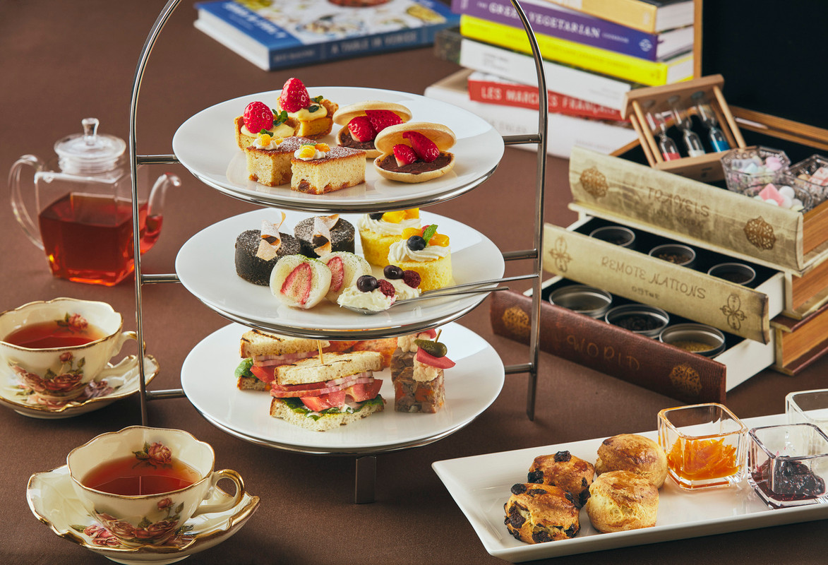 客室のアフタヌーンティー