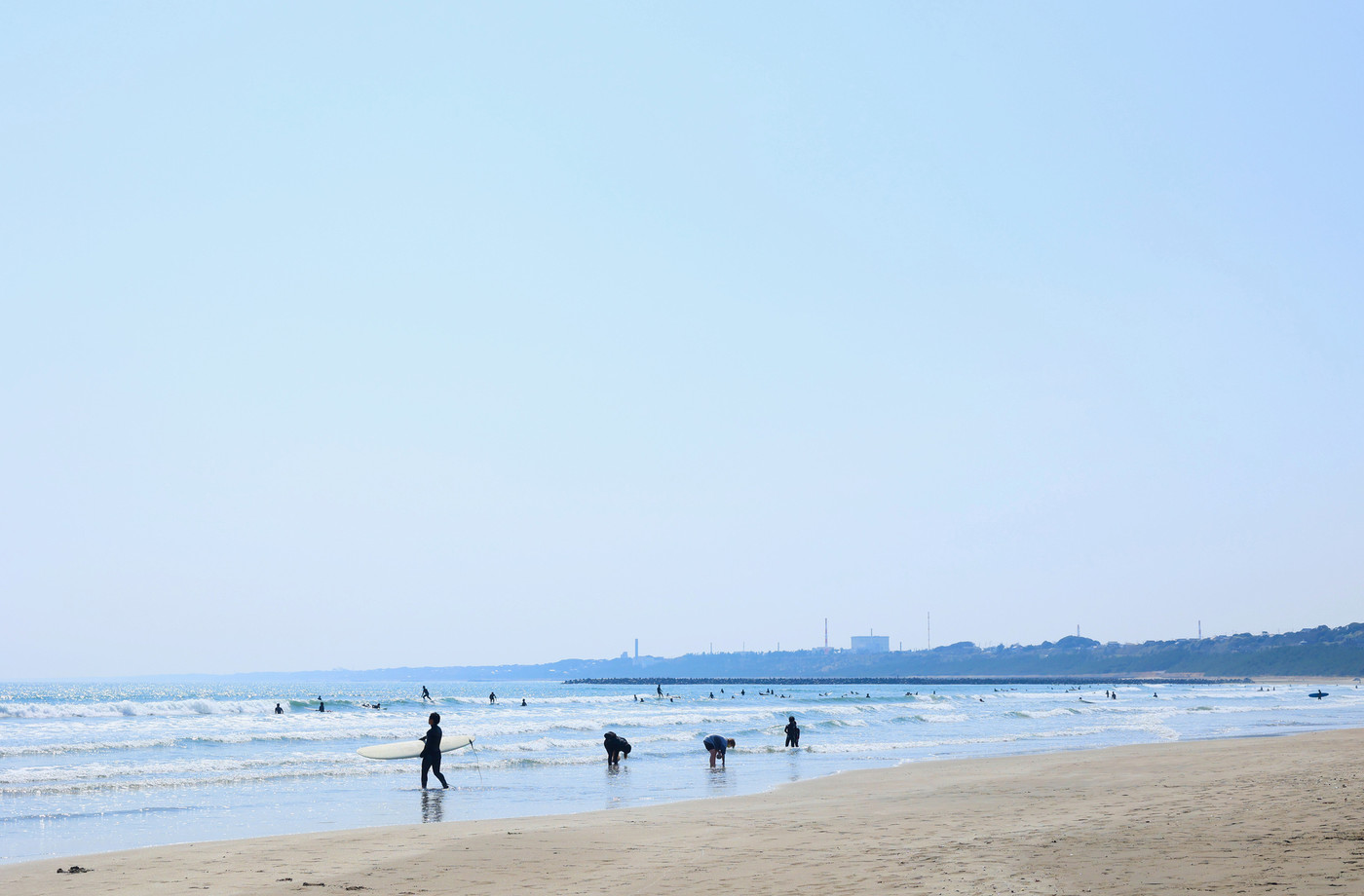 早春の大洗サンビーチ 茨城県大洗町