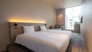 ツインルーム(ソファベッド利用で最大3名様)(新設部屋)禁煙 (ベッドタイプリクエスト不可)