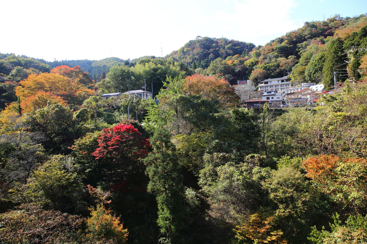 鎌先温泉の風景