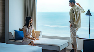 デラックスルーム シングルベッド2台 禁煙 レイクビュー