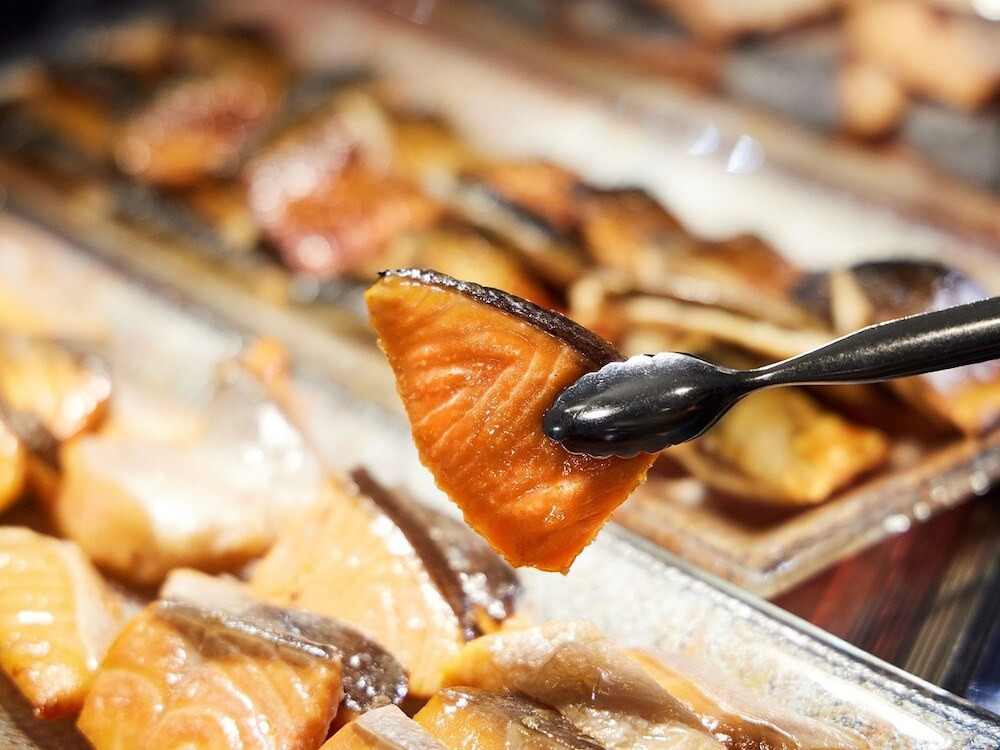 朝食ビュッフェ