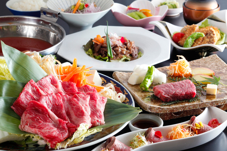 「淡路島海上ホテル」 料理 68927385 淡路牛がふんだんに入った≪牛尽くし会席≫