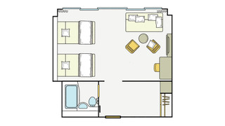 ファミリールーム（バス付）禁煙