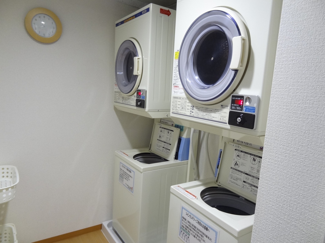 コインランドリー。