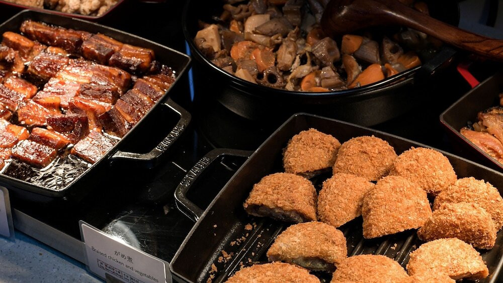 朝食ビュッフェ