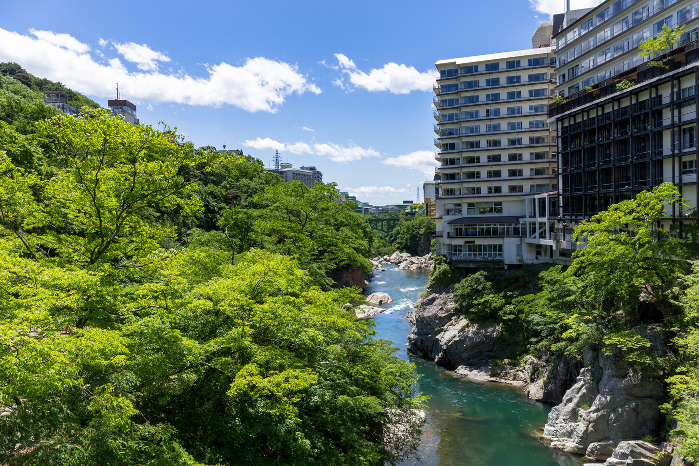 栃木県日光市　鬼怒川温泉（6月）