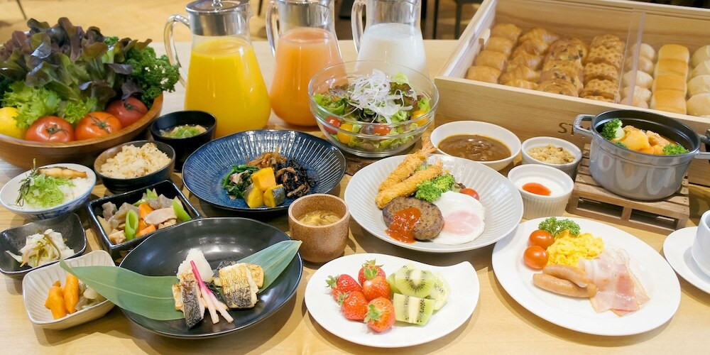 朝食ビュッフェ