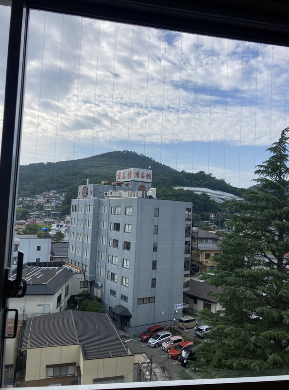 窓からのシティビュー