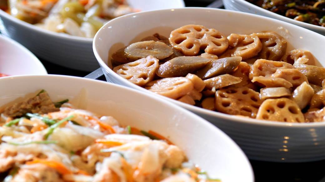 朝食バイキングのおかず / 3