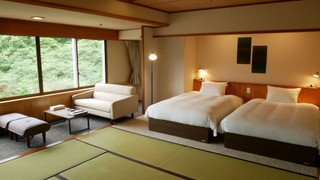 【高層階和ベッド】本館◆2ベッド セパレートバス・トイレ付