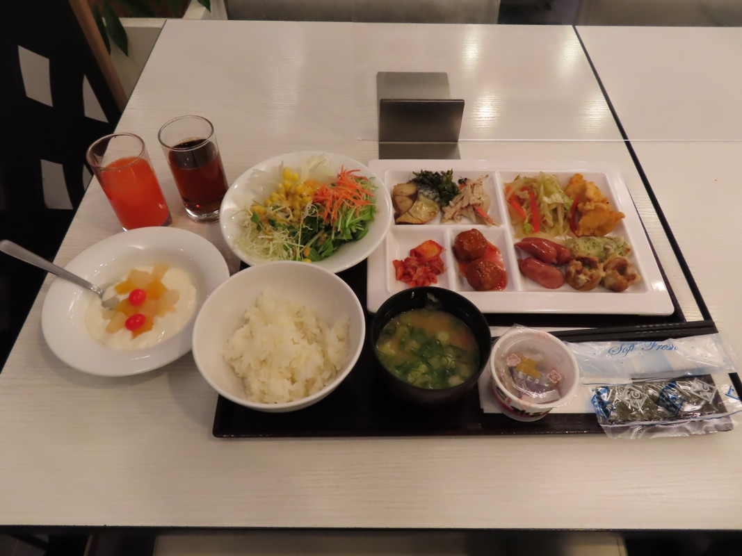 私の食べた朝食バイキング