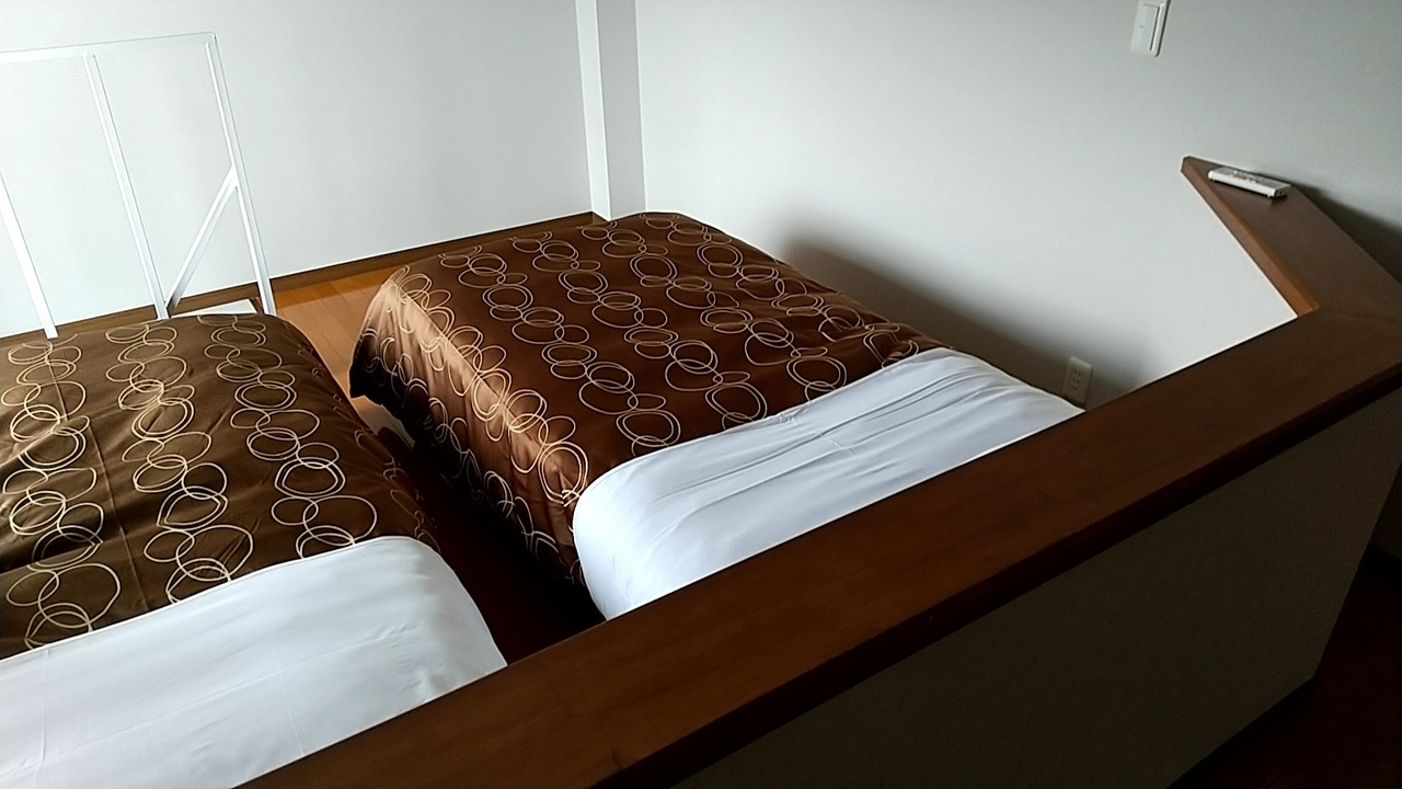 ロフトのベッドも同じものです