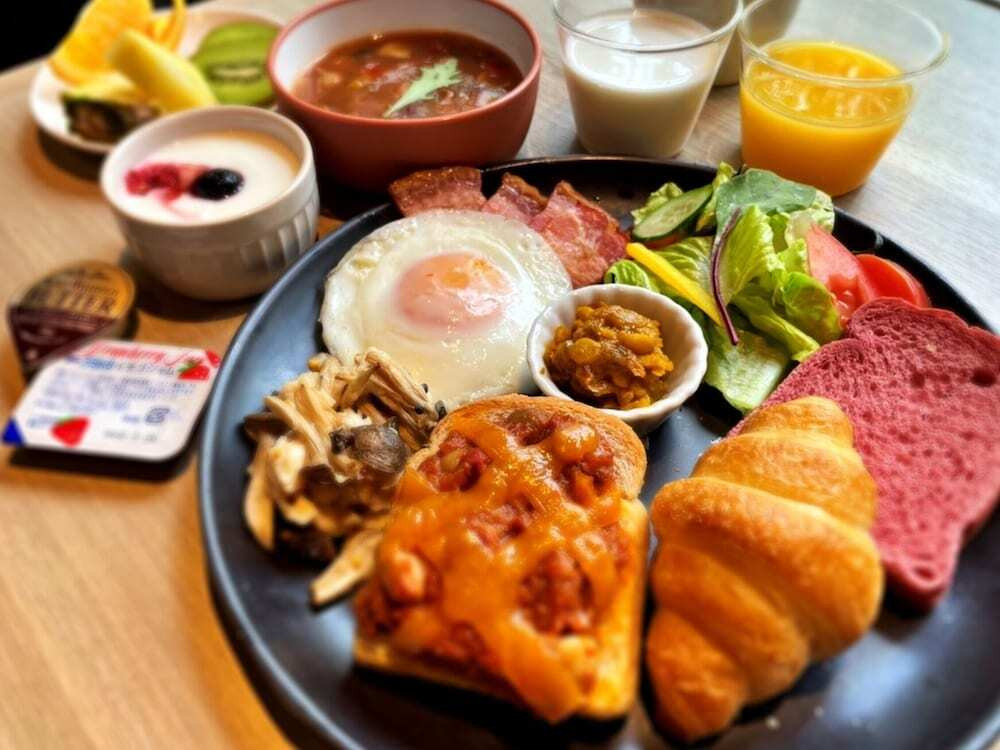 朝食ビュッフェ