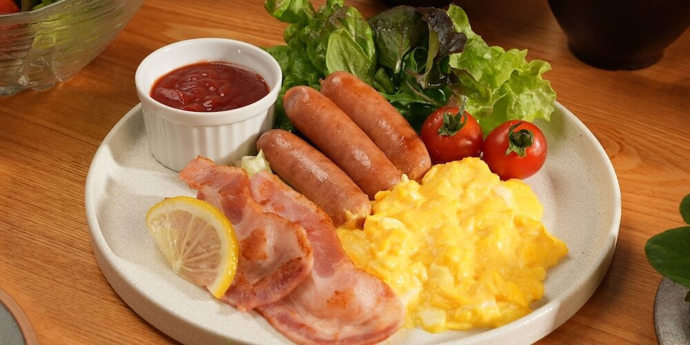 朝食ビュッフェ