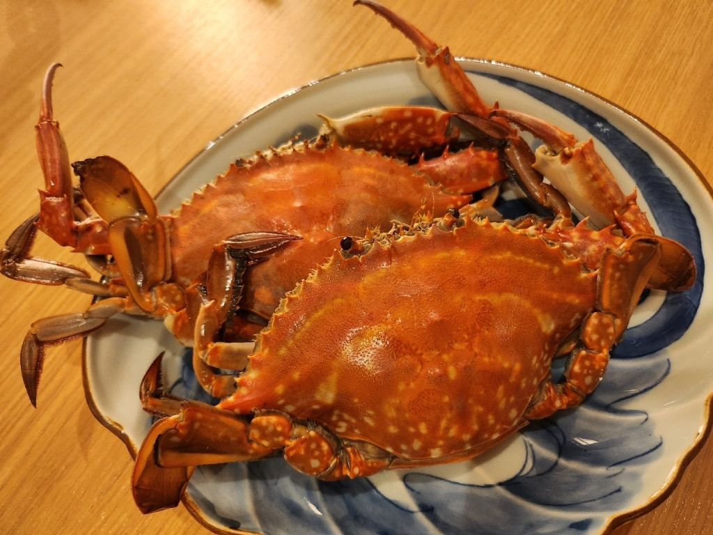 「海上館」 料理 213110523 竹崎カニ