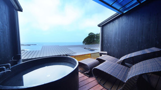 ダブルルーム　露天風呂付　シービュー　上層階