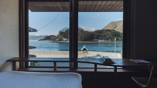 ダブルルーム ダブルベッド 1 台 共用バスルーム シービュー