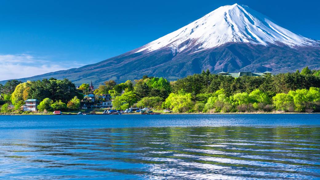 河口湖と富士山 / 1