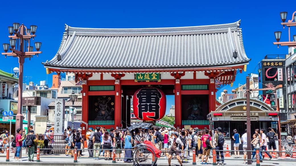 浅草寺の雷門 / 1