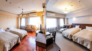 コネクティングルーム 5名以上の場合エクストラベッド付 (禁煙)