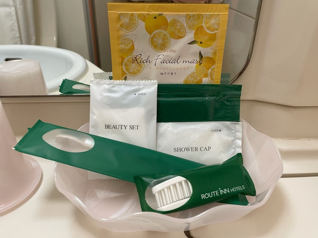 部屋のアメニティ